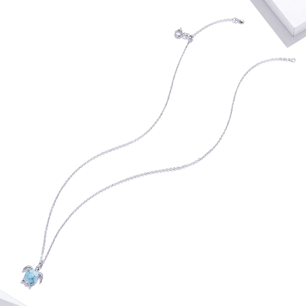 Blue Sea Turtle Necklace