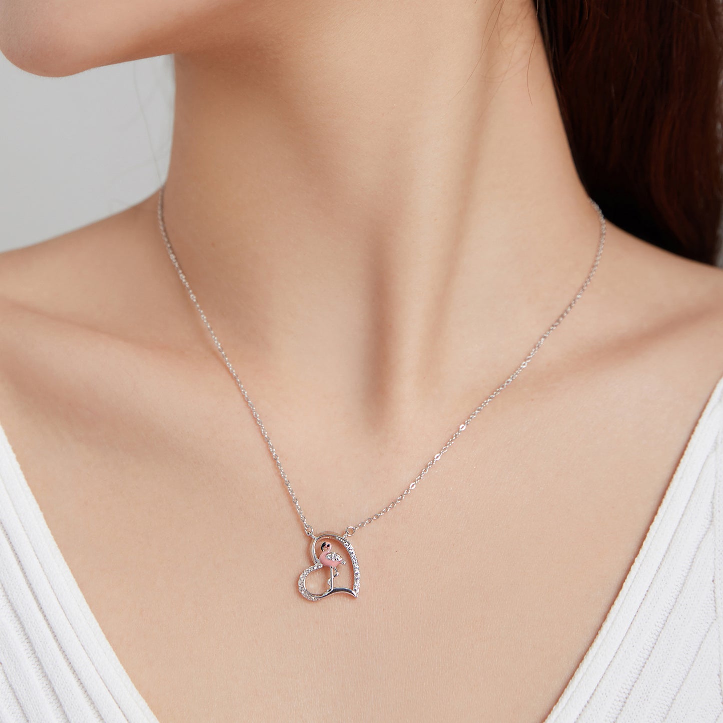 Flamingo Romance Necklace