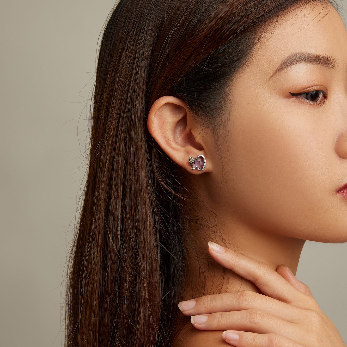 Rose Stud Earrings
