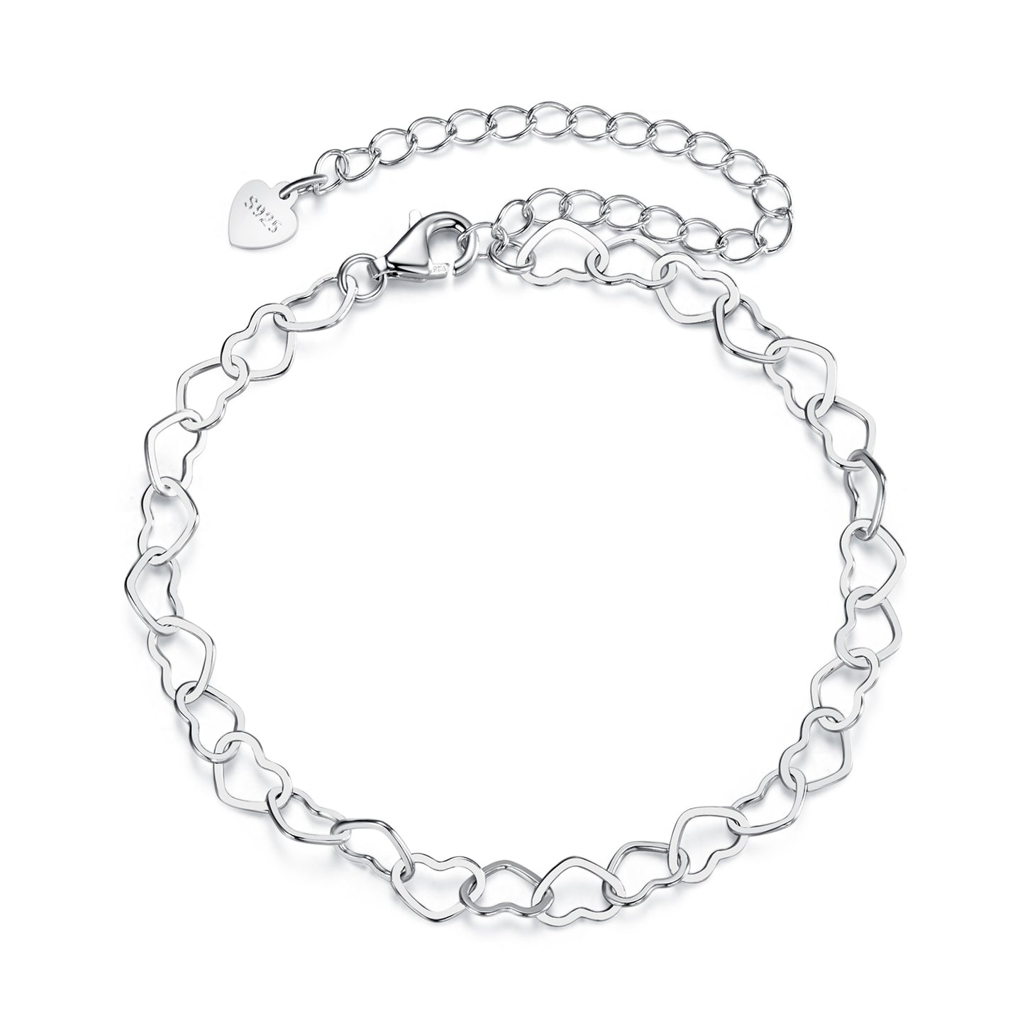 Heart Charm Bracelet