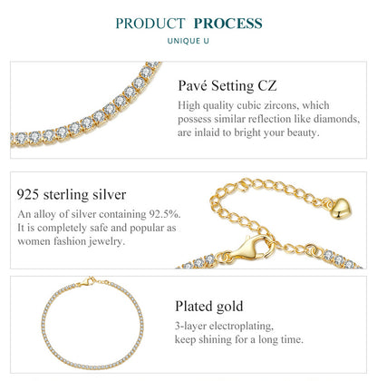 Elegant Zircon Bracelet