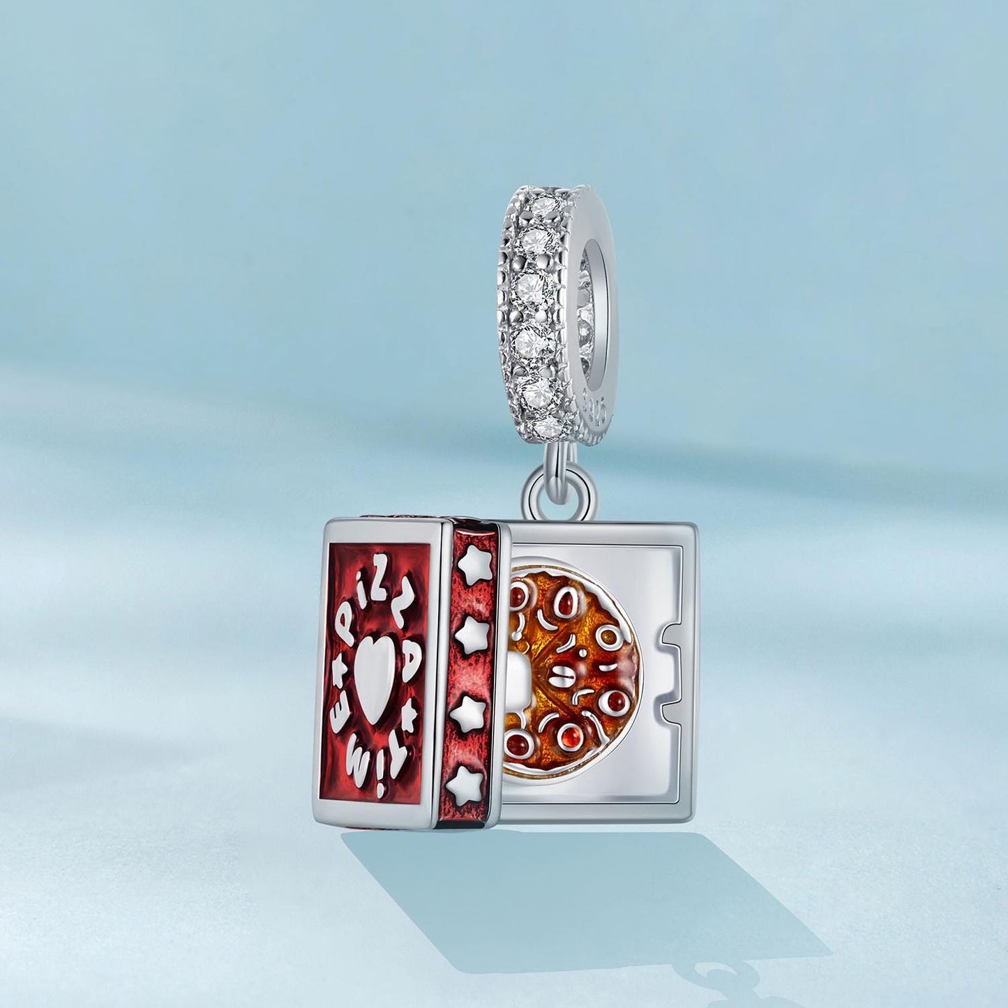 Funny Pizza Pendant Charm