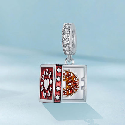 Funny Pizza Pendant Charm