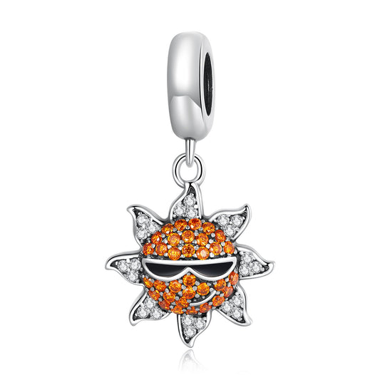 Delicate Sun Pendant Charm