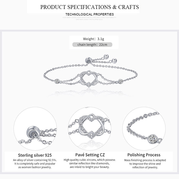 Heartbeat Pattern Bracelet