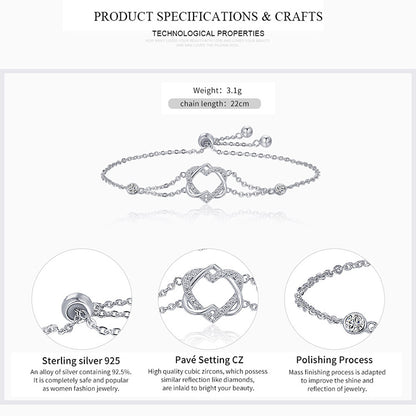 Heartbeat Pattern Bracelet