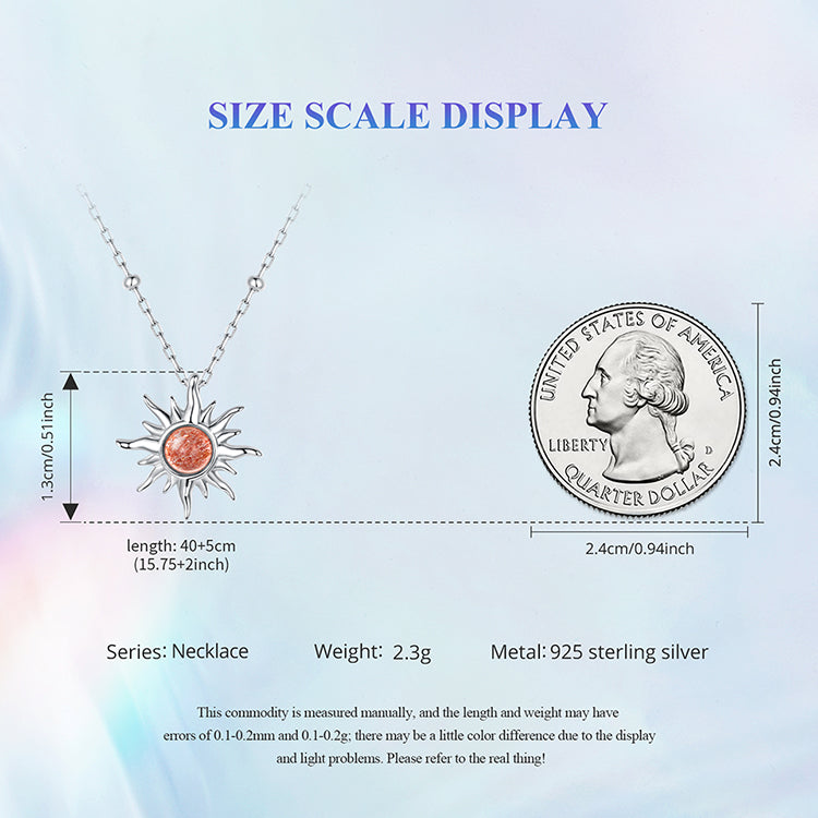 Radiant Sun Pendant Necklace