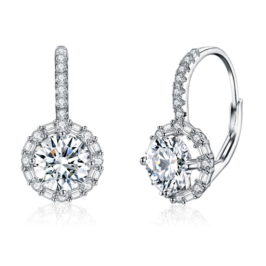 Luxurious Moissanite Ear Climbers