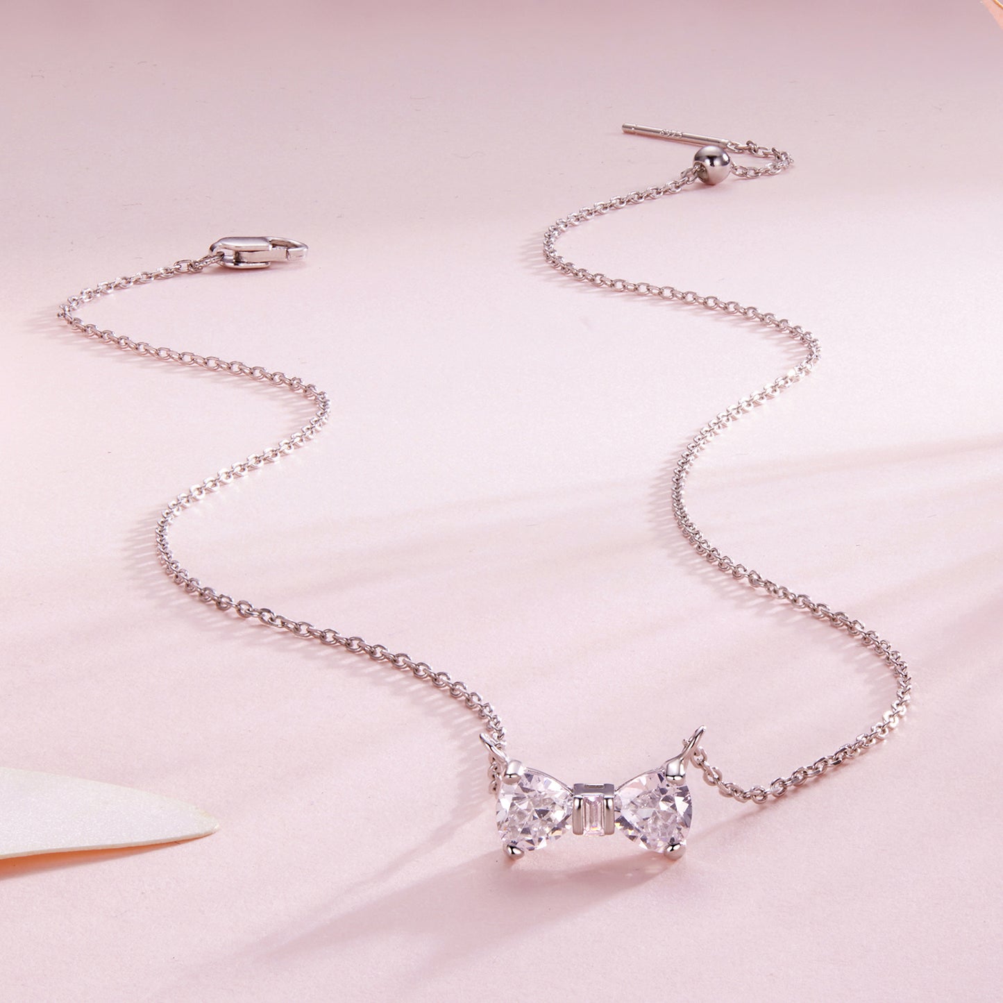 Bowknot Pendant Necklace