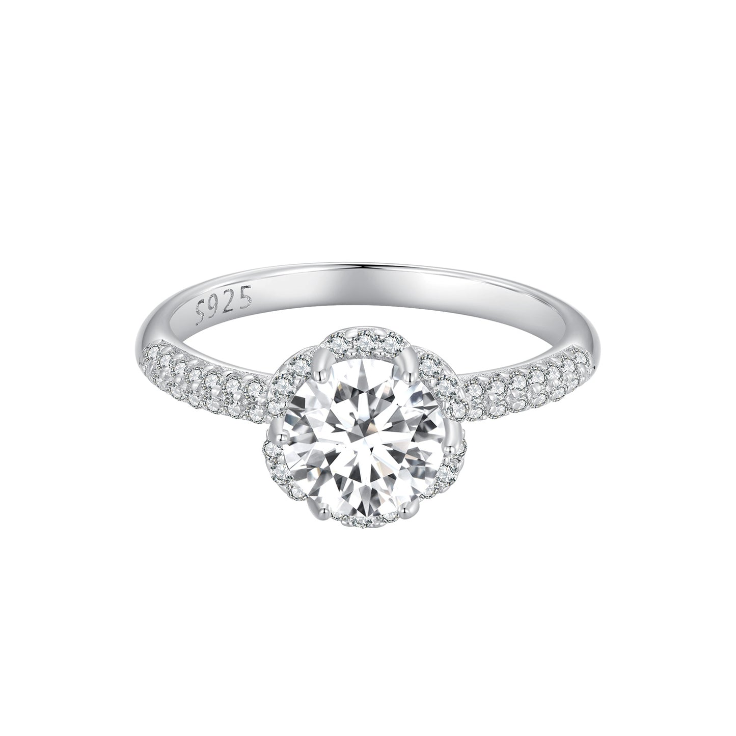 1 Carat Moissanite Ring