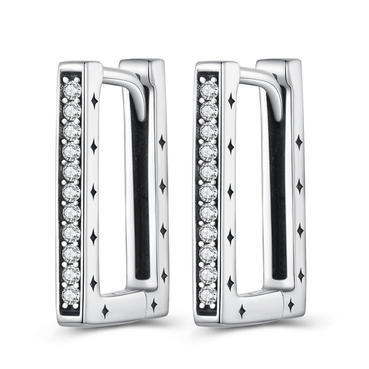 Minimalist Square Clip-On Earrings