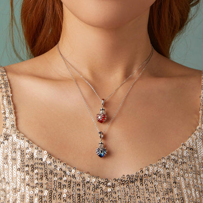 Blue Heart Pendant Charm