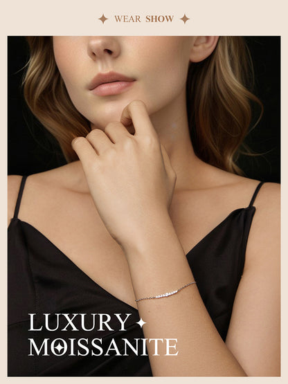 Minimalist Moissanite Bracelet
