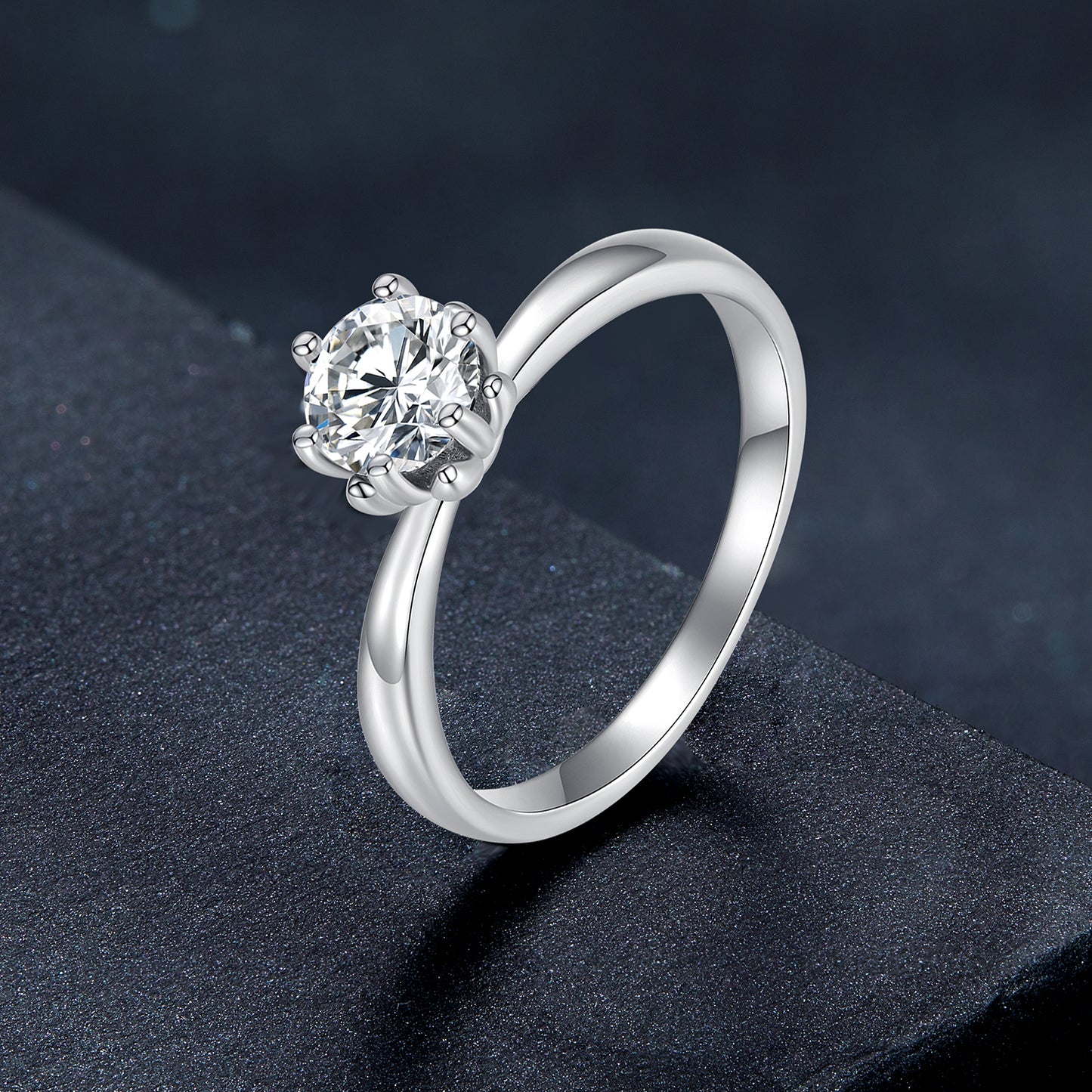 Dazzling Moissanite Ring