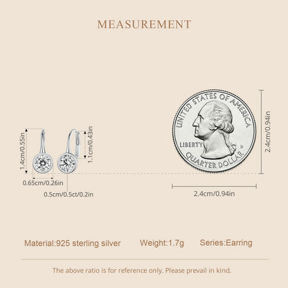 Sparkling Moissanite Spring Ear Climbers
