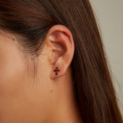 Gothic Cross Earrings