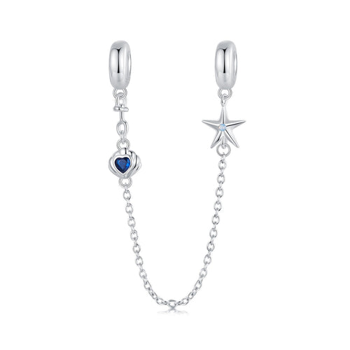 Ocean Silicone Safety Chain Charm