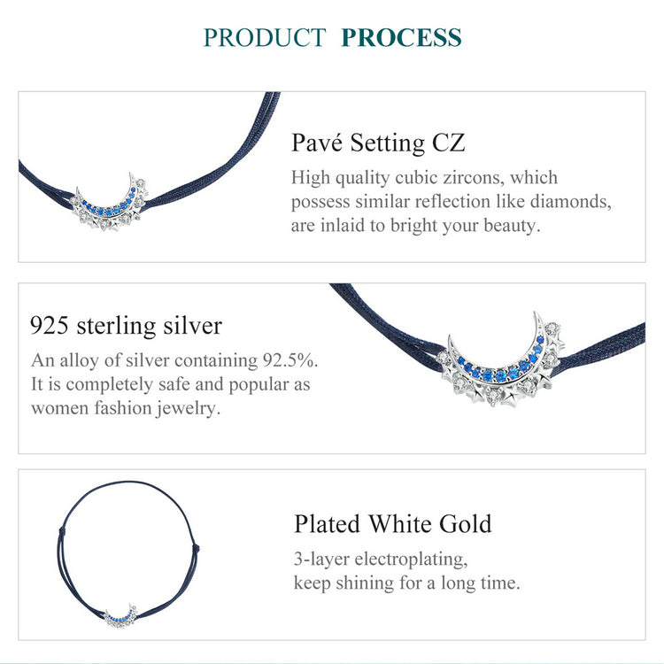 Moon Charm Bracelet