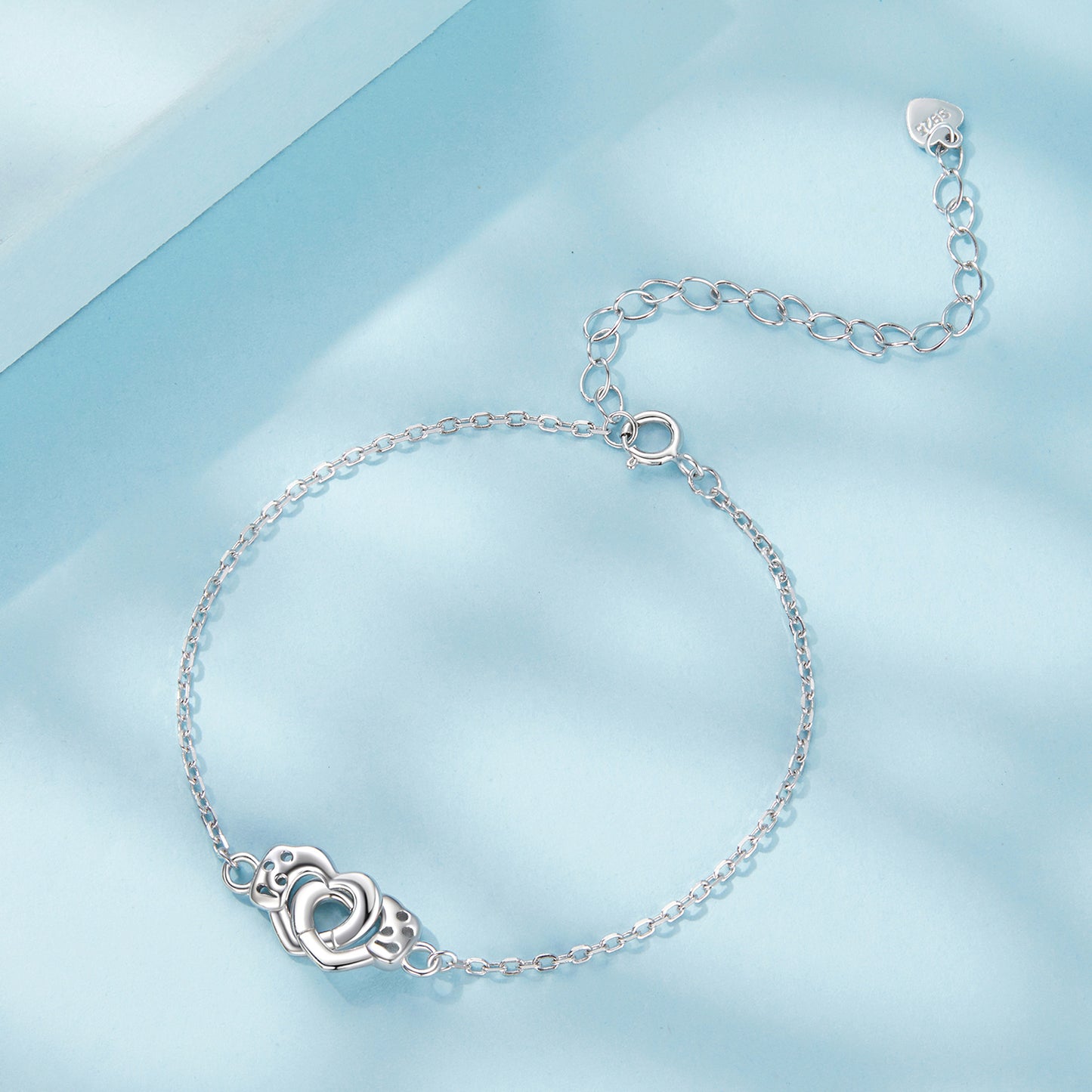 Heart Lock Charm Bracelet