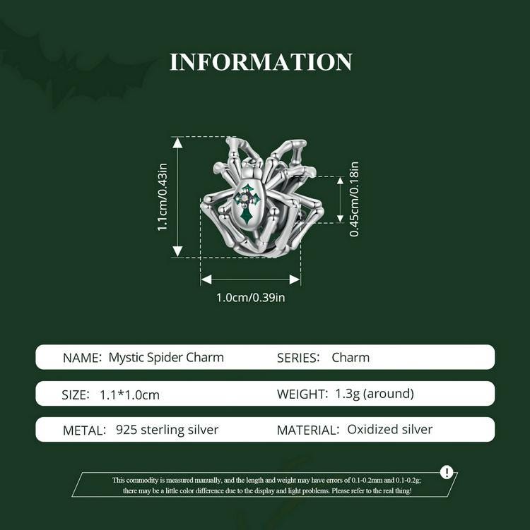 Mystic Spider Charm
