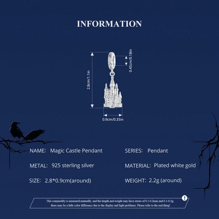 Magic Castle Pendant Charm