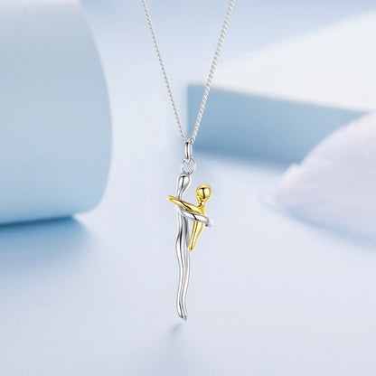 Family Embrace Pendant Necklace