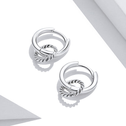 Double Hoop Clip Earrings