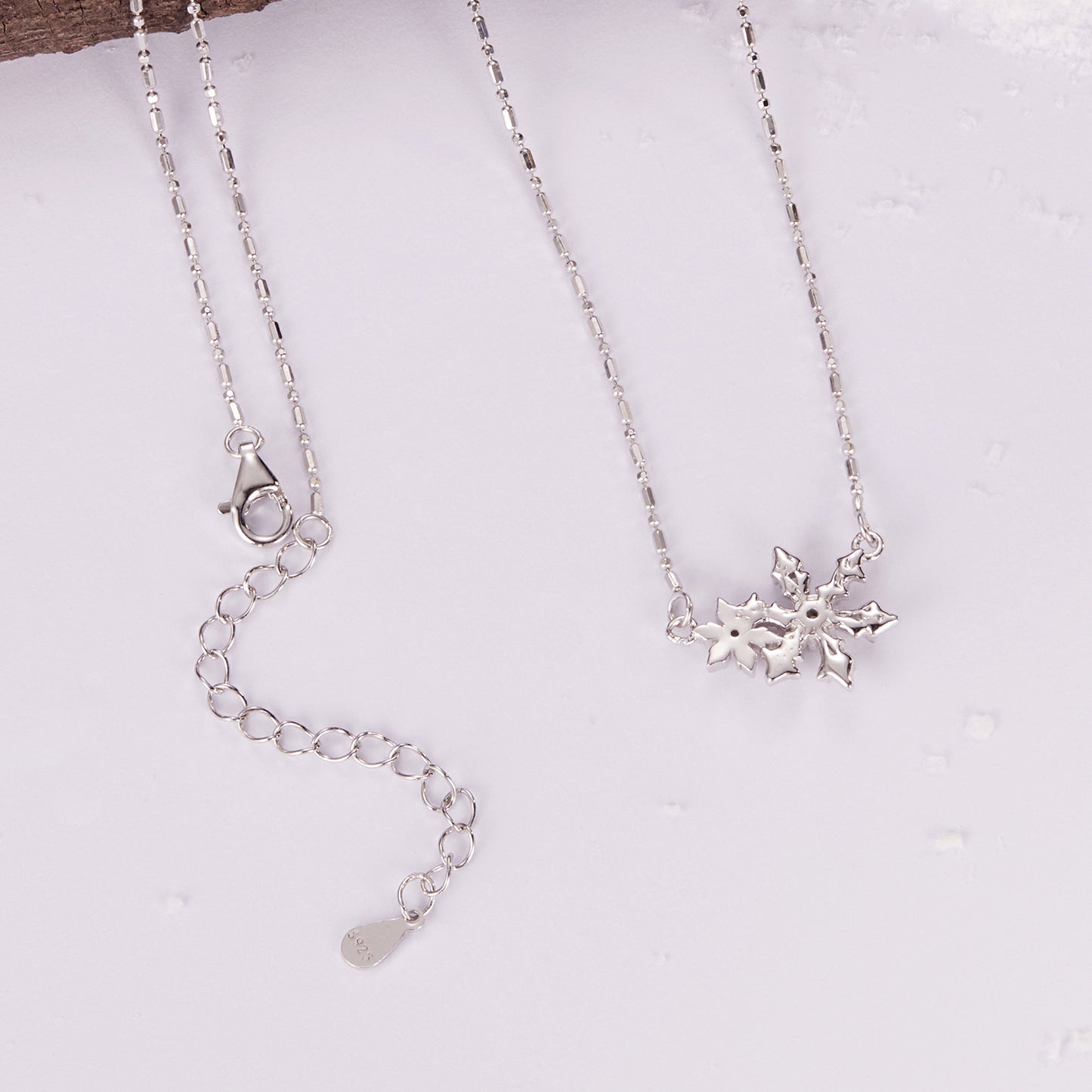 Frosted Crystal Necklace