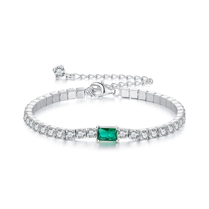 Elegant Emerald Tone Bracelet