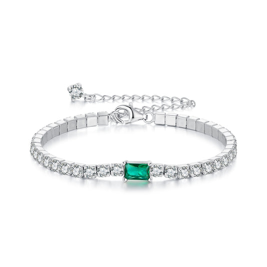 Elegant Emerald Tone Bracelet