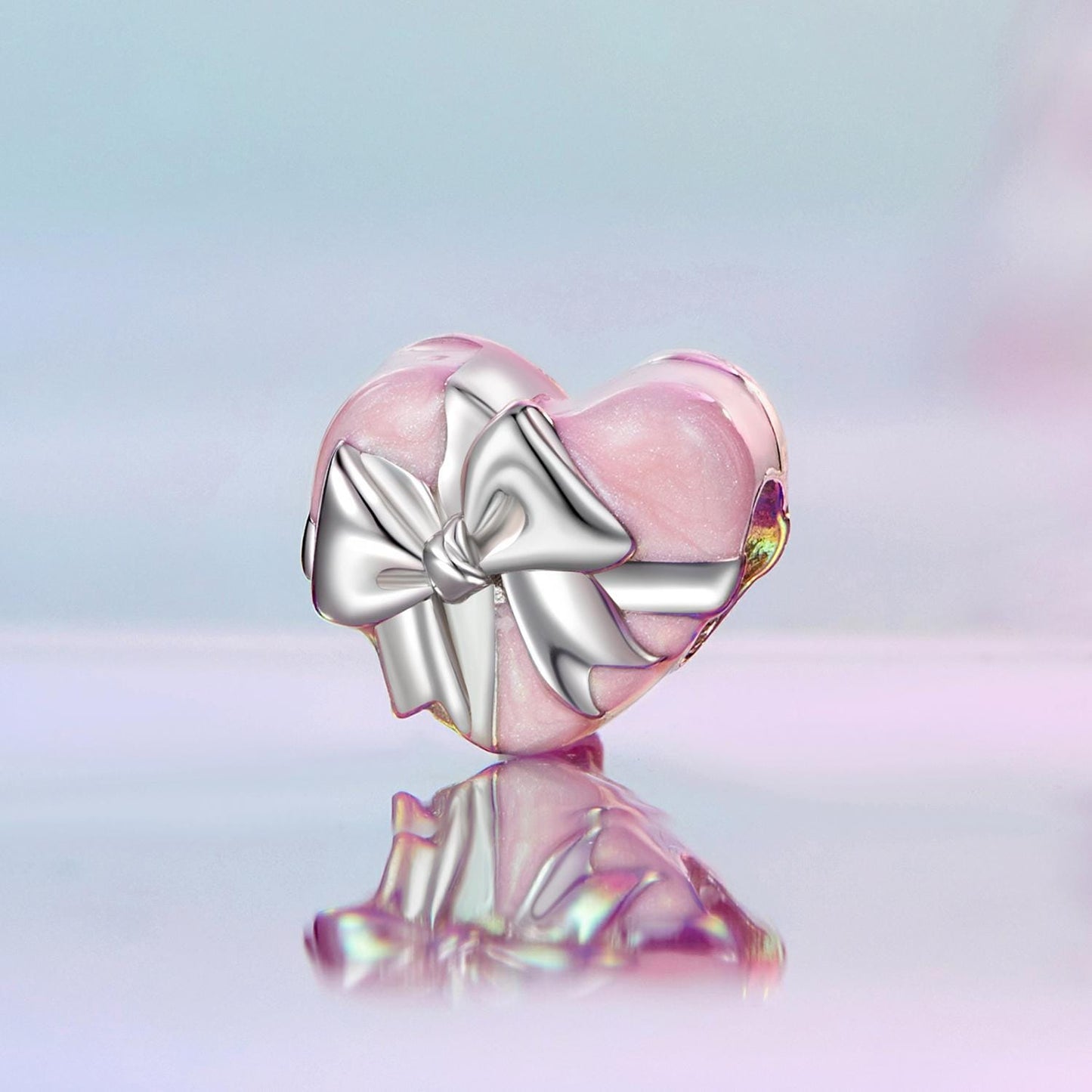 Heart Gift Box Charm
