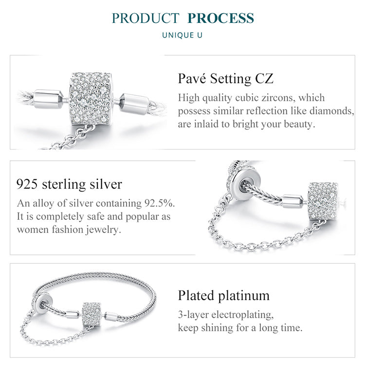 Classic Sparkling Zircon Bracelet