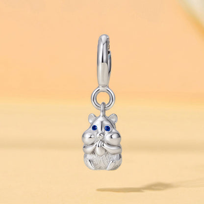 Hamster Locket Pendant Charm