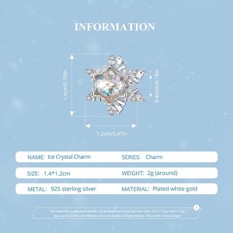 Ice Crystal Charm