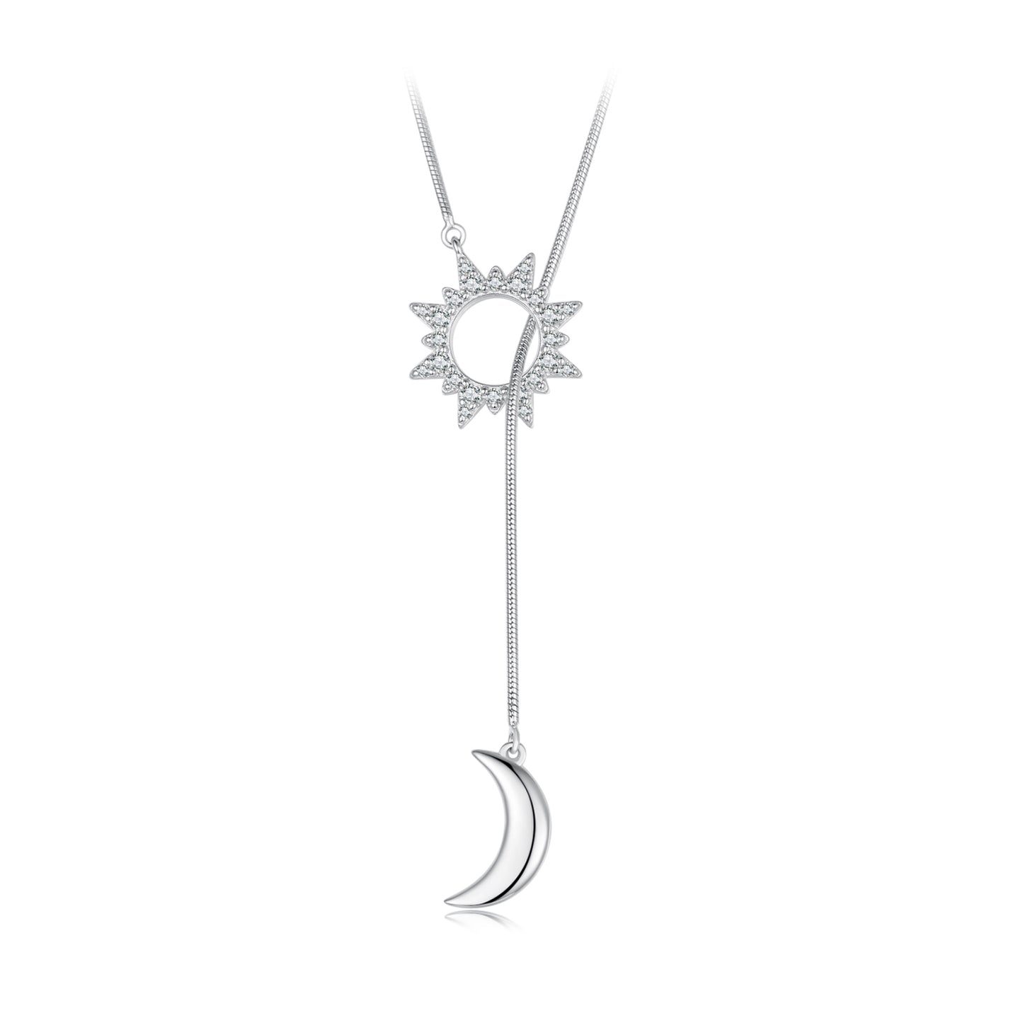 Sun & Moon Y-Chain Necklace