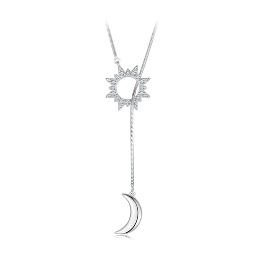 Sun & Moon Y-Chain Necklace