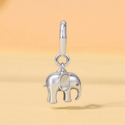 Elephant Locket Pendant Charm