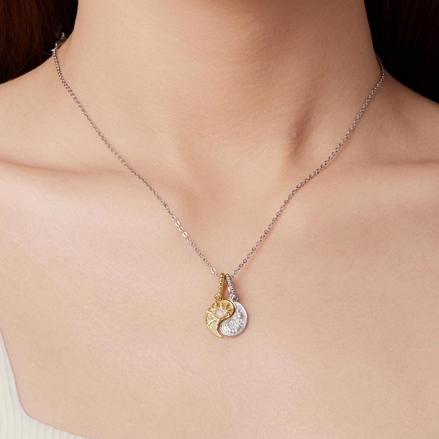 Taiji Bagua Sun Pendant Charm