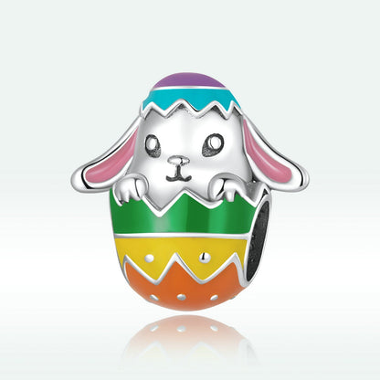 Rabbit Easter Egg Charm