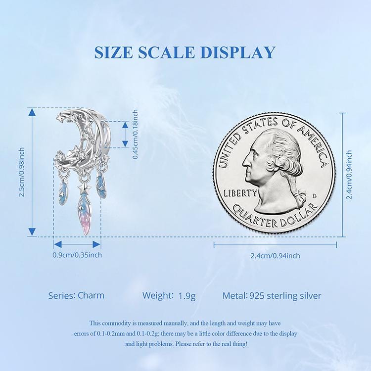 Moon Dreamcatcher Charm