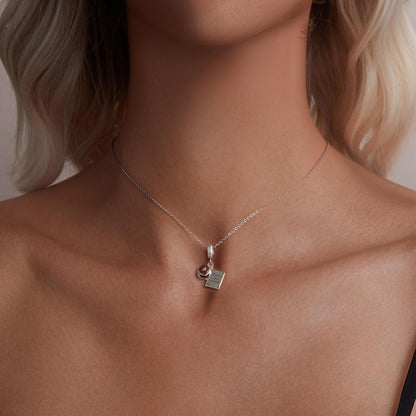 Coffee and Book Pendant Charm