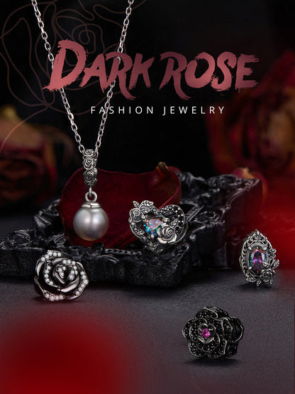 Midnight Rose Beads Charm, SCC3201
