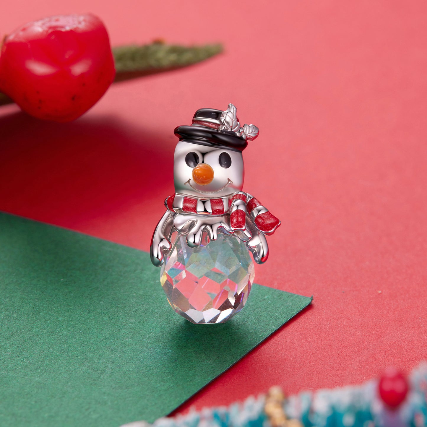 Christmas Snowman Beads Charm