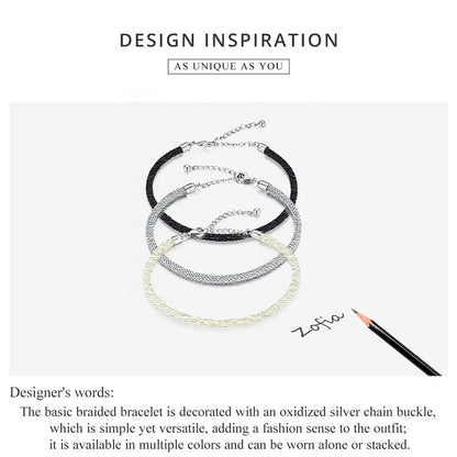 Stylish Lucky Braided Bracelet
