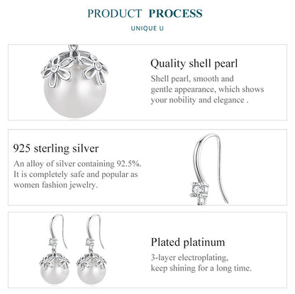 Pearl Hook Earrings