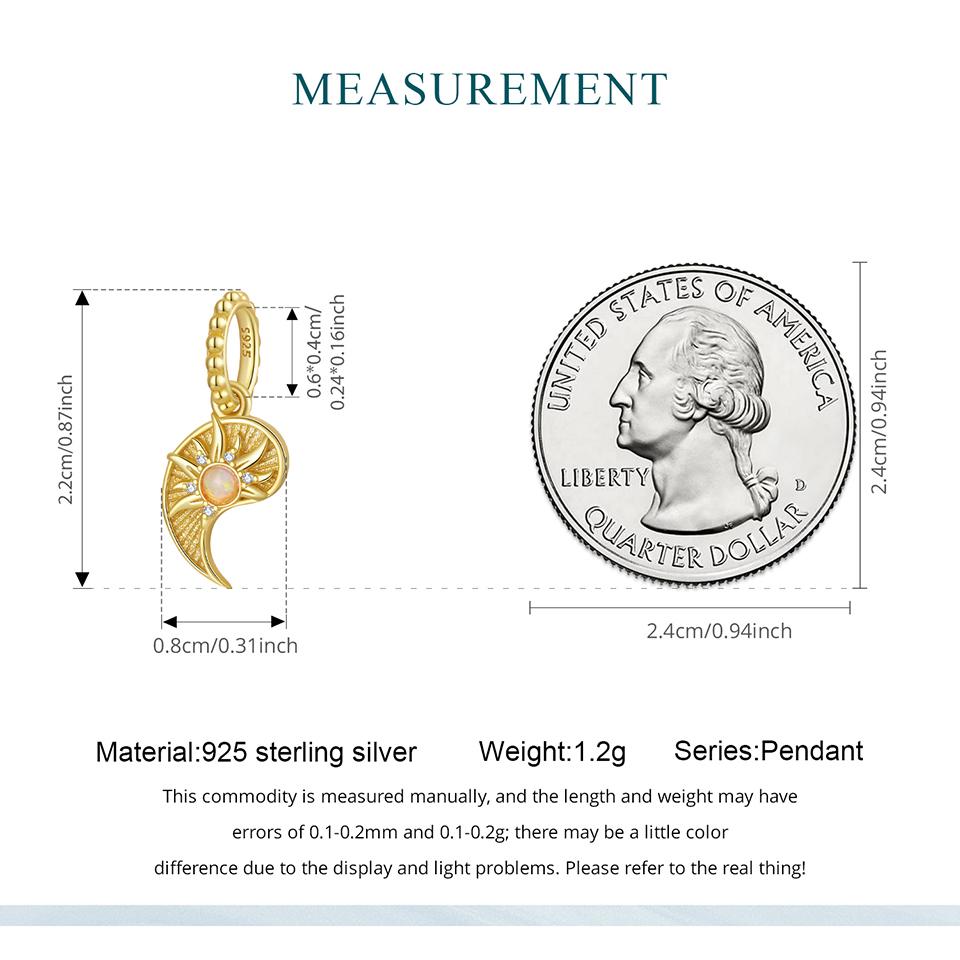 Taiji Bagua Sun Pendant Charm