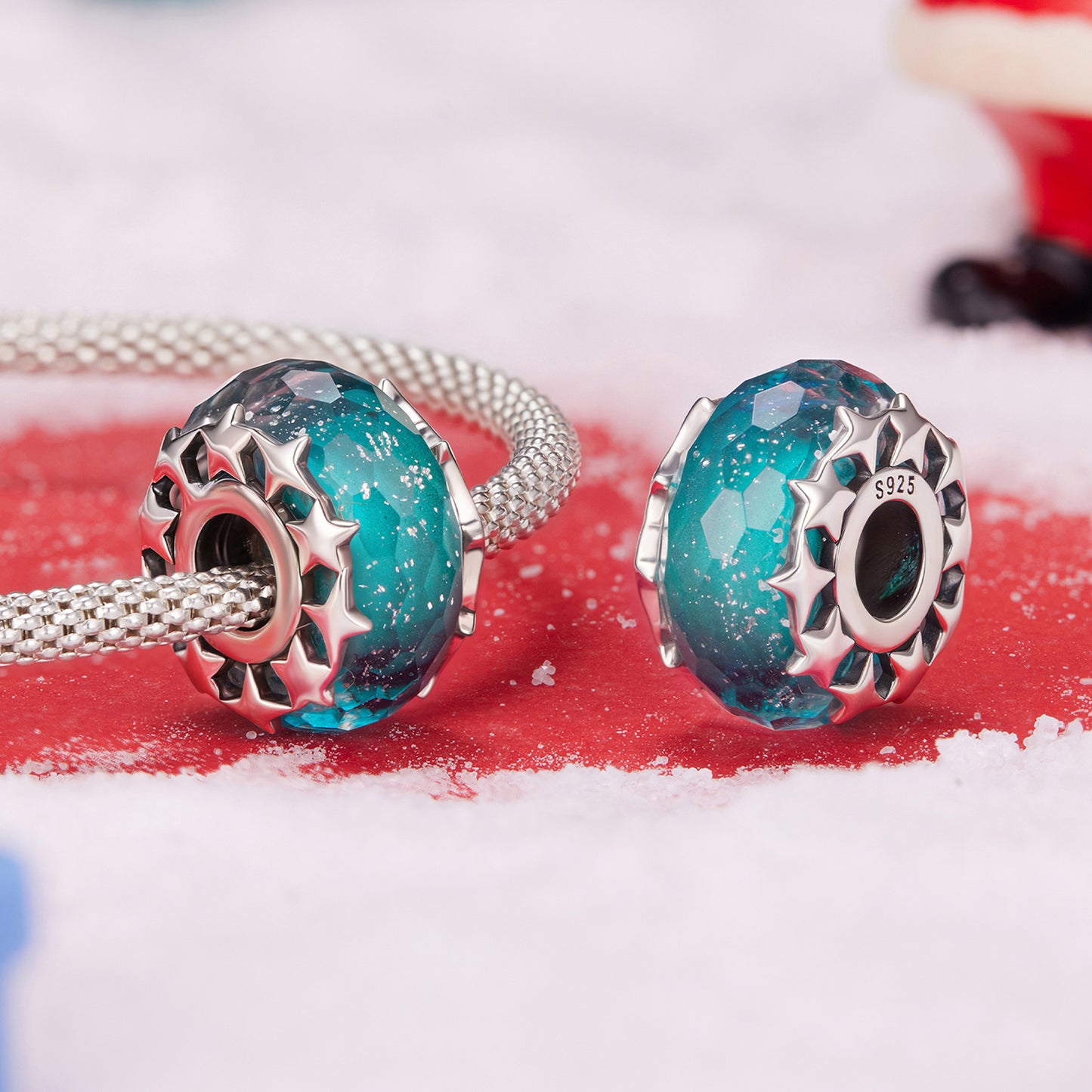 Star-Shaped Glass Beads Charm