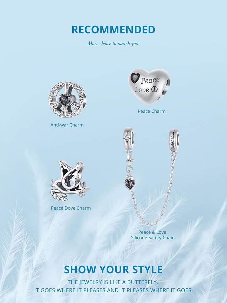 Peace Dove Charm