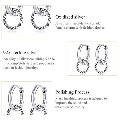 Double Hoop Clip Earrings