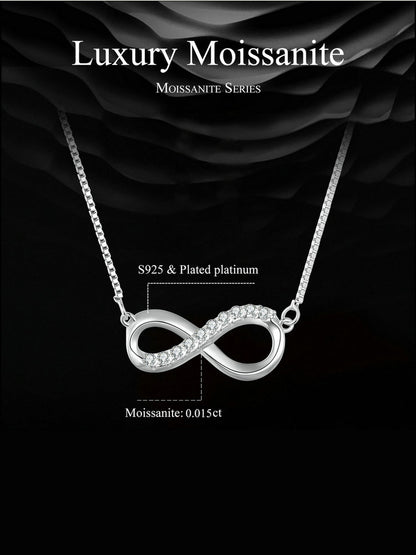 Moebius Strip Moissanite Necklace